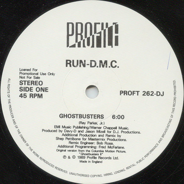 Run DMC Ghostbusters (1989)[USA][FLAC] Files.fm.