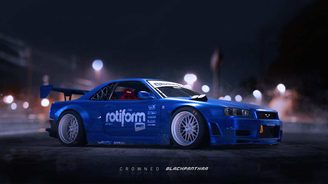 GTR r34 Rocket Bunny